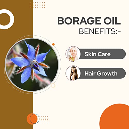 Crysalis Borage (Borago Officinalis) Oil|100% Pure & Natural Undiluted Essential Oil Organic Standard For Skin, Hair Care| Restores Shine In Dull Hair, Fights Dry Skin Conditions 30ml - Image 4