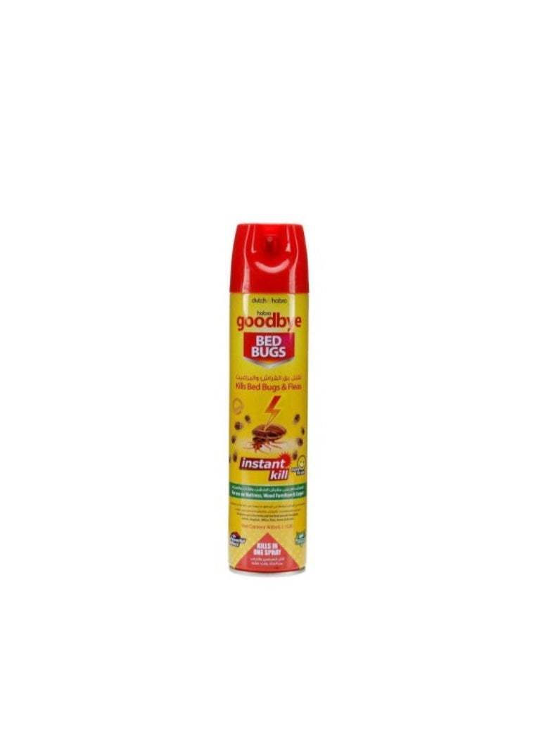 Goodbye - Goodbye Bed Bugs & Fleas Killer Spray is a Powerful Insecticide Solution Designed to Effectively Eliminate Bed Bugs and Fleas  400ml Spray Bottle Offers a Convenient and Efficient Way to Tackle these Common Pests and Ensure a Clean and Pest Free Environment. - Image 1