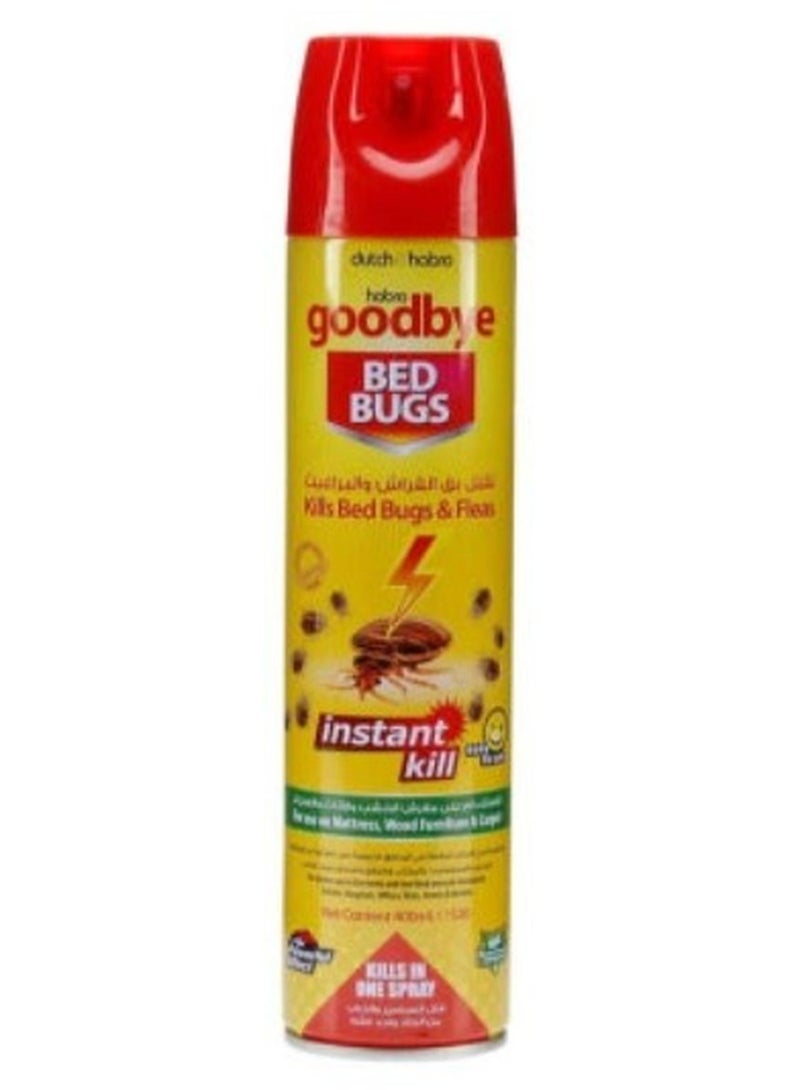 جودباي بخاخ وداعًا لبق الفراش والبراغيث هو محلول مبيد حشري قوي مصمم للقضاء بشكل فعال على بق الفراش والبراغيث. توفر زجاجة الرش طريقة مريحة وفعالة لمعالجة هذه الآفات الشائعة وضمان بيئة نظيفة وخالية من الآفات. - Image 1