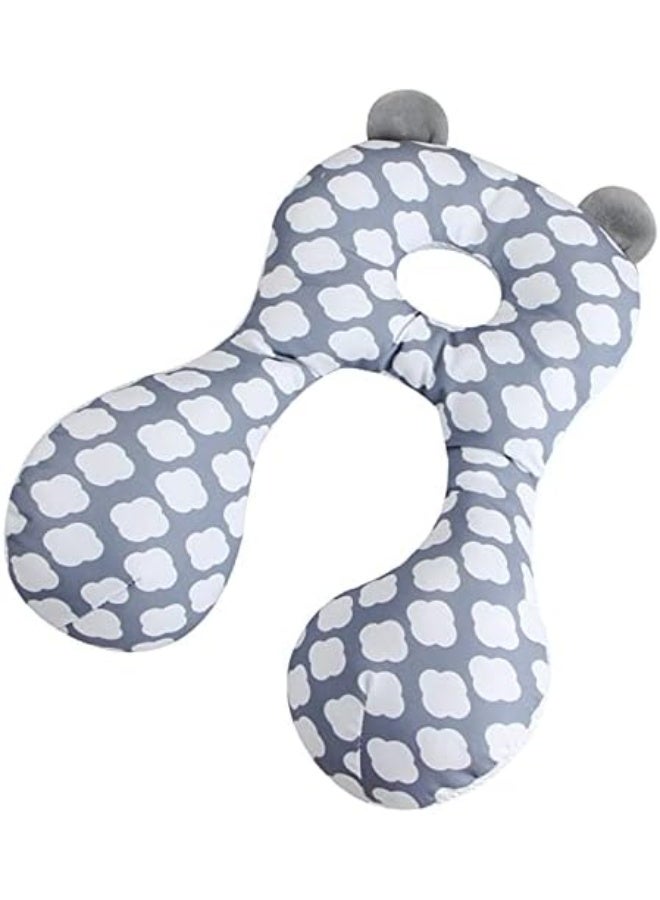 مورو مورو بطانة وسادة مقعد الطفل لعربة الأطفال ومقعد السيارة ، وسادة وسادة دعم الجسم بالكامل وسادة نوم مقعد السيارة لعربة السيارة - Image 1