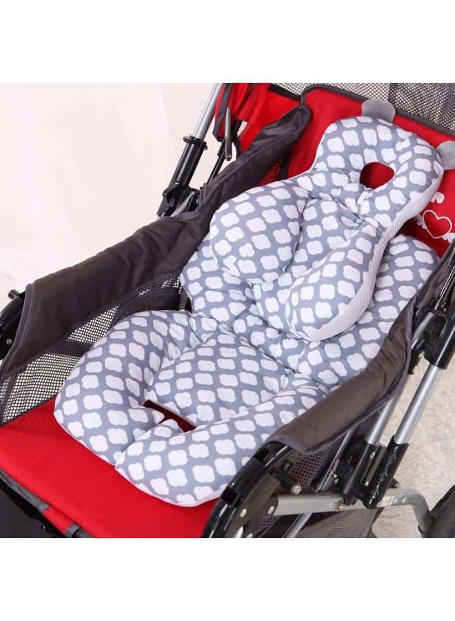 مورو مورو بطانة وسادة مقعد الطفل لعربة الأطفال ومقعد السيارة ، وسادة وسادة دعم الجسم بالكامل وسادة نوم مقعد السيارة لعربة السيارة - Image 5