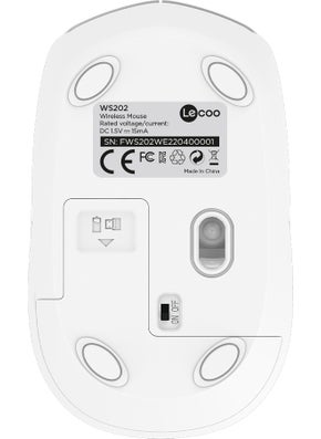 WS202 Wireless 1200DPI 4-Button Optical Mouse White - pzsku/Z74B5BB79F57402FD4825Z/45/_/1739962320/d1960296-ac70-4df4-b046-fe1bbbb822f2