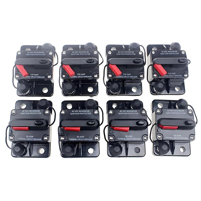 150A Auto Reset Thermal Circuit Breaker 42V DC Waterproof 12V 24V Compatible - Image 5