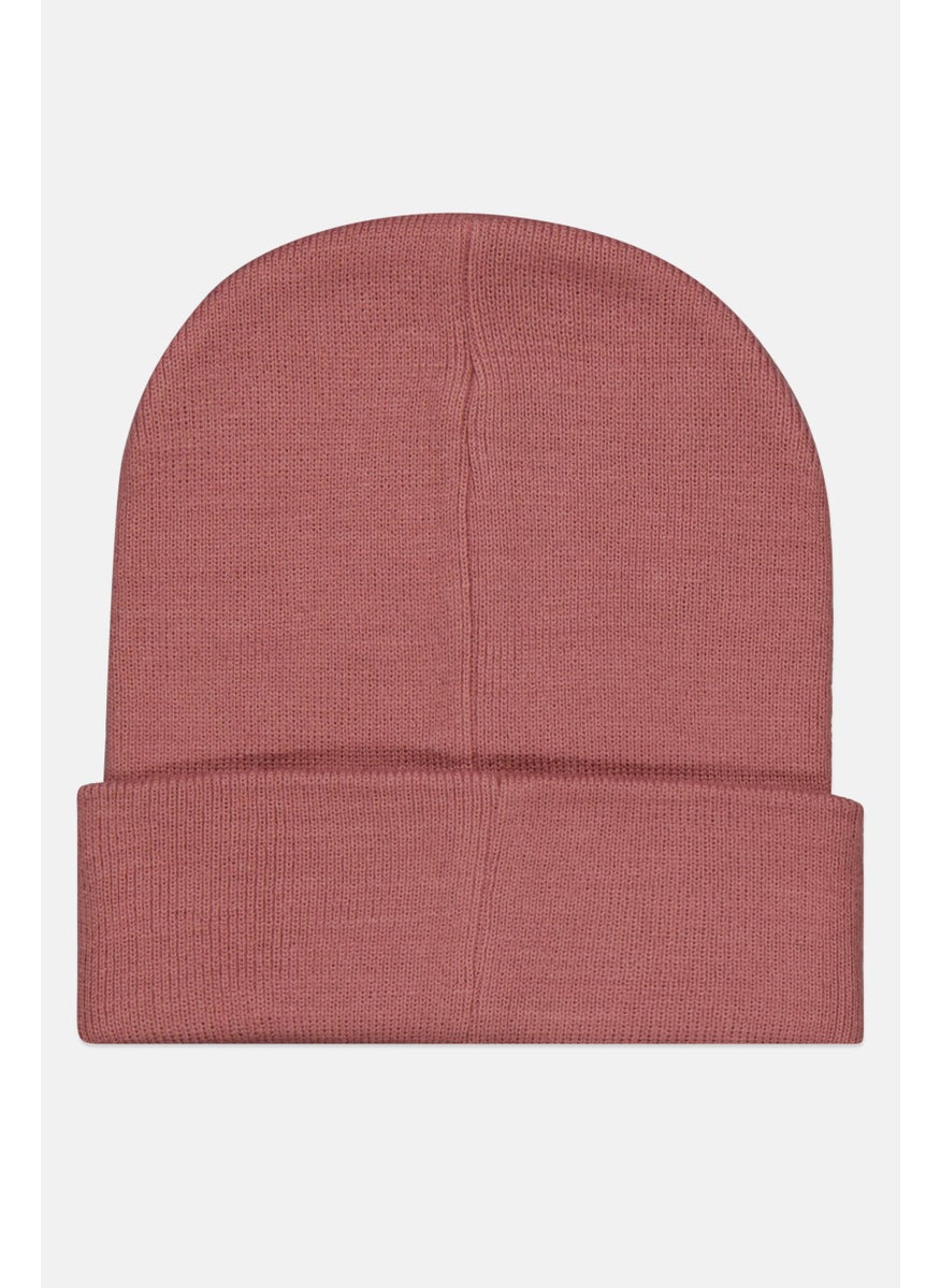 Levi's Women Brand Logo Knitted Beanie, Pink  - Image 2
