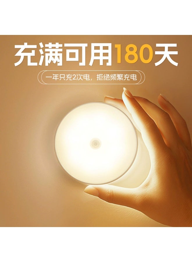 Smart motion-sensing night light | USB rechargeable | Wireless and Portable | Suitable for entryways, Hallways, and Bedrooms | Features automatic lighting, Long battery life, and Soft light - Image 4