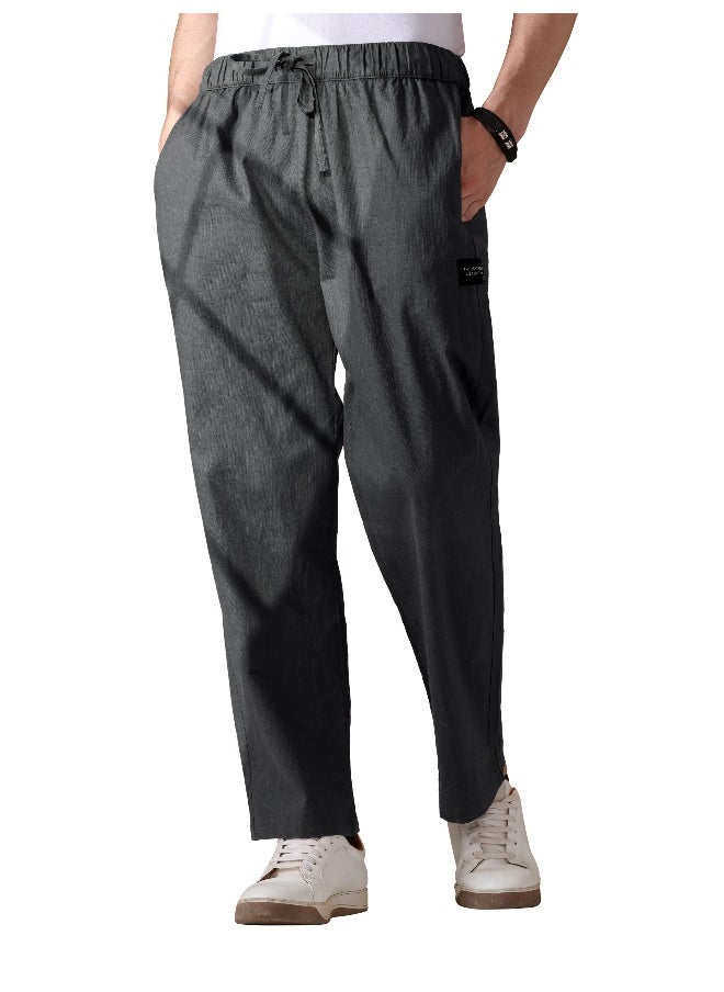 Beyoung BEYOUNG Dark Grey Loose-fit Pyjamas  - Image 3