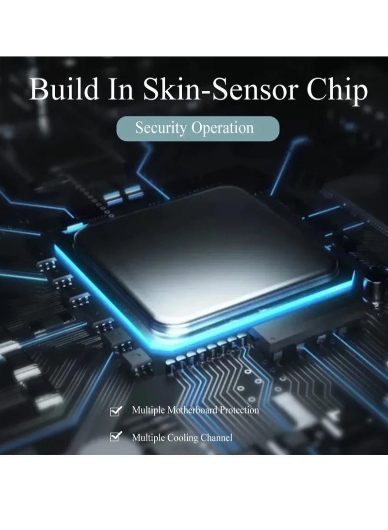 AROAQ Electric Epilator, Painless Permanent IPL Photo Epilator Laser Hair Remover With LCD Display, Smooth And Comfortable Hair Removal Instrument Tool For Face Bikini Underarms And Body, (White) - Image 3