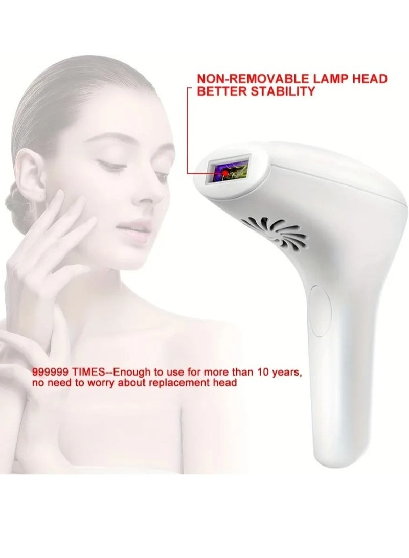 AROAQ Electric Epilator, Painless Permanent IPL Photo Epilator Laser Hair Remover With LCD Display, Smooth And Comfortable Hair Removal Instrument Tool For Face Bikini Underarms And Body, (White) - Image 5