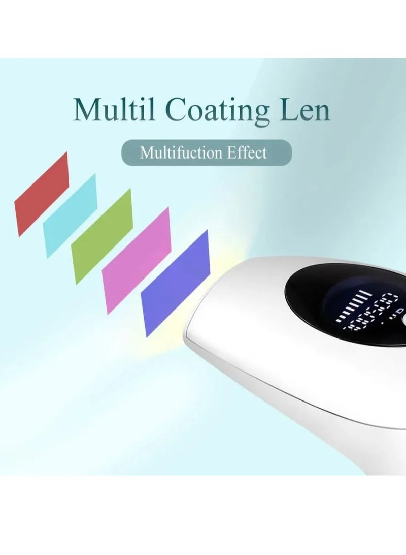 AROAQ Electric Epilator, Painless Permanent IPL Photo Epilator Laser Hair Remover With LCD Display, Smooth And Comfortable Hair Removal Instrument Tool For Face Bikini Underarms And Body, (White) - Image 4