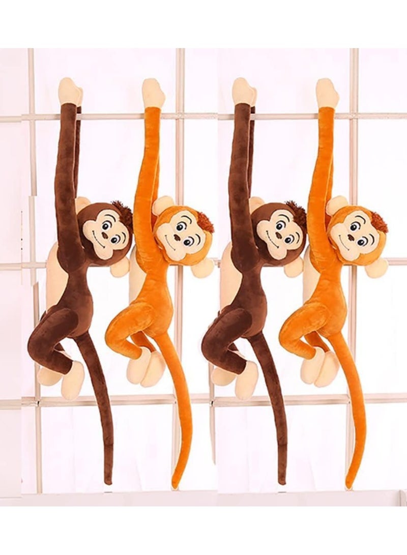 Hanging Monkey Plush Toy – Soft Stuffed Animal for Kids, Cute Hugging Monkey Doll, Home & Bedroom Decoration Gift – 20 Inch - Image 3