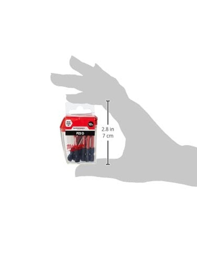 ميلواكي مجموعة رؤوس مفكات Milwaukee Shockwave PZ2 مقاس 50 مم، 10 قطع، 4932472050 - Image 3