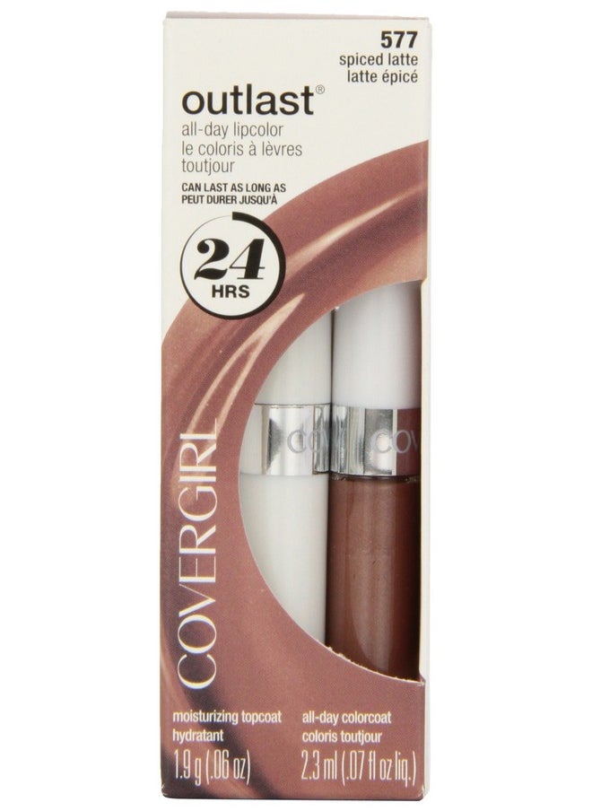 CoverGirl - Outlast All Day Two Step Lipcolor, Spiced Latte 577, 0.13 Ounce - Image 1