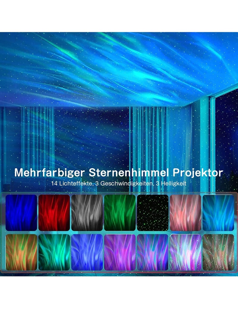 ELTRAZONE LED Starry Sky Projector – Galaxy Projector Light with Bluetooth Speaker, Remote Control, and 19 White Noise Options - Image 3