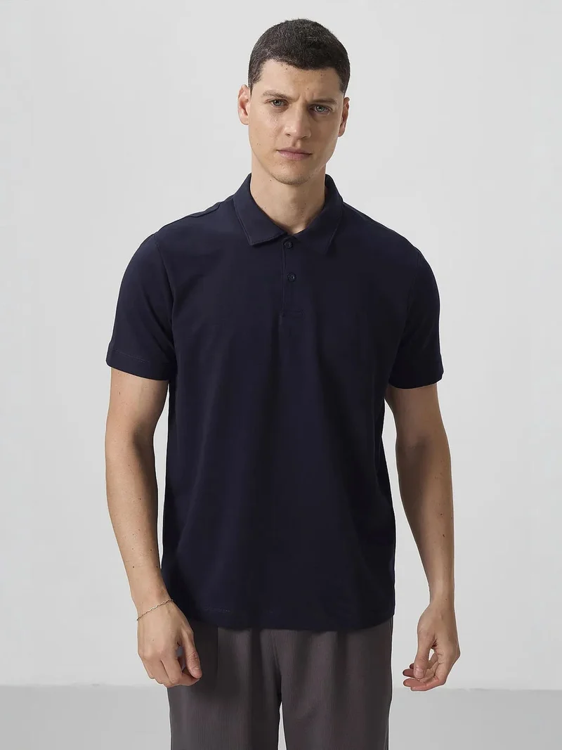 تومي لايف TOMMY Men's Cotton-Elastane Polo T-Shirt