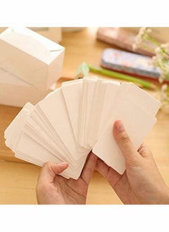 Y&D Blank Kraft Paper Cards, Business 100Pcs DIY Flash Cards Gift Message Card, Perfect for Language Learning Thanksgiving Tag Card  - Image 4