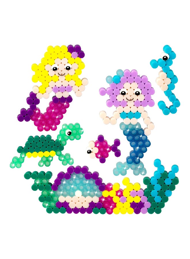 CRAZE Trendy Design Mermaid Splash Glitter Beadys Multicolor 20.3 x 6 x 26 cm CRZ20609 - Image 1