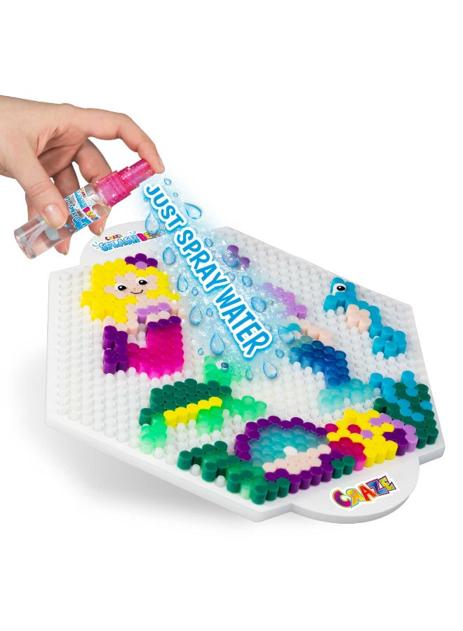 CRAZE Trendy Design Mermaid Splash Glitter Beadys Multicolor 20.3 x 6 x 26 cm CRZ20609 - Image 2