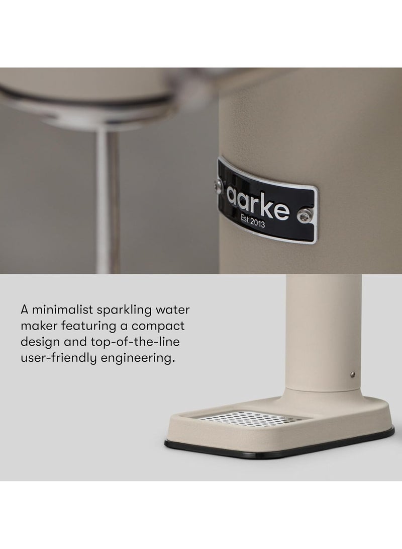 Aarke - Carbonator III Premium Carbonator-Sparkling & Seltzer Water Maker-Soda Maker with PET Bottle (Sand, Carbonator Only) - Image 2