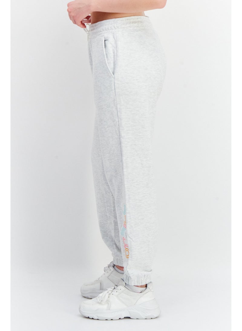 O'NEILL Women Solid Sweatpants, Light Grey  - Image 5