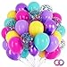 KAWKALSH Pink Blue Purple Balloon 68 Pcs 12 Inches Hot Pink Metallic Purple Teal Yellow Balloons Confetti Balloons for Kids Magic Theme Birthday Decoration Baby Shower Engagement Party Supplies - Image 2