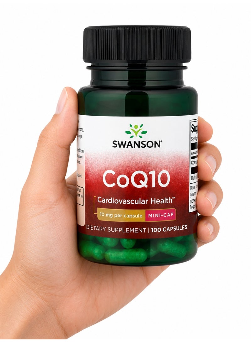 SWANSON CoQ10, 10 mg, 100 Capsules - Image 3