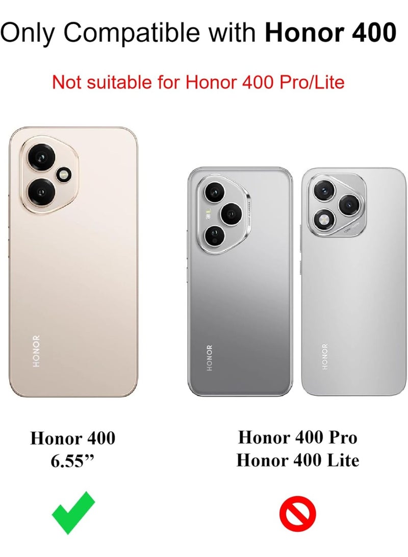 Case for Honor 400 Clear Cover Shockproof flexible Bumper Cover Transparent Anti scratch TPU Full Camera Protection designed for Honor 400 - Image 2