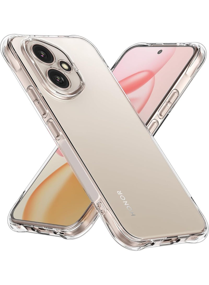 Case for Honor 400 Clear Cover Shockproof flexible Bumper Cover Transparent Anti scratch TPU Full Camera Protection designed for Honor 400 - Image 1