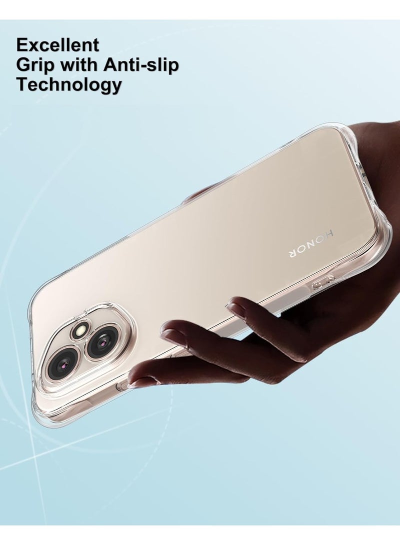Case for Honor 400 Clear Cover Shockproof flexible Bumper Cover Transparent Anti scratch TPU Full Camera Protection designed for Honor 400 - Image 4