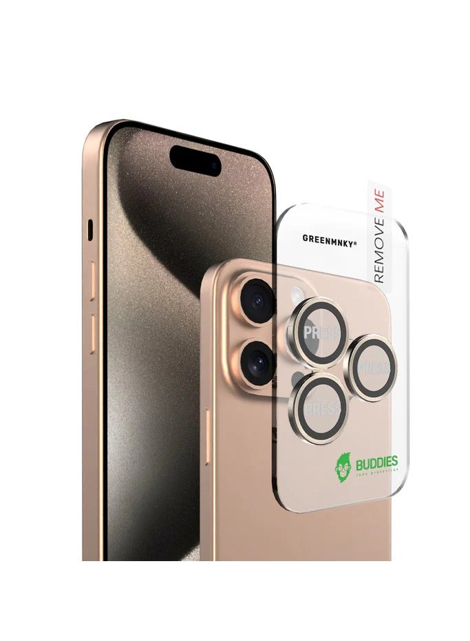 GREENMNKY 15 PRO/ PRO MAX CAMERA LENS PROTECTION - Image 4