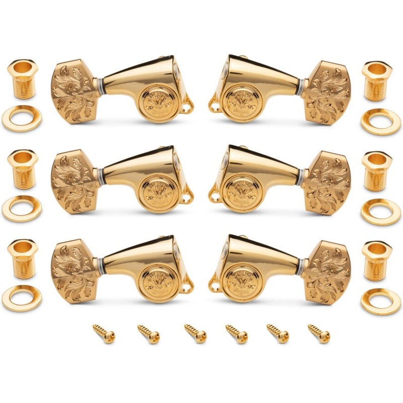 Taylor مجموعة موالفات تايلور غوتو الفاخرة 21:1 - 6 أوتار - ذهب مصقول - Image 1