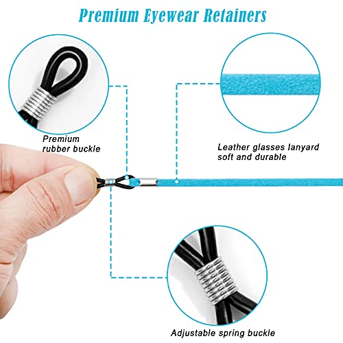 VOOGLASS Glasses Strap(6 PCS) Sports Eyeglass Strap,Adjustable Sunglasses Lanyard Neck Holders Cord Retainer for Men Women (6 Pack-3) - Image 4