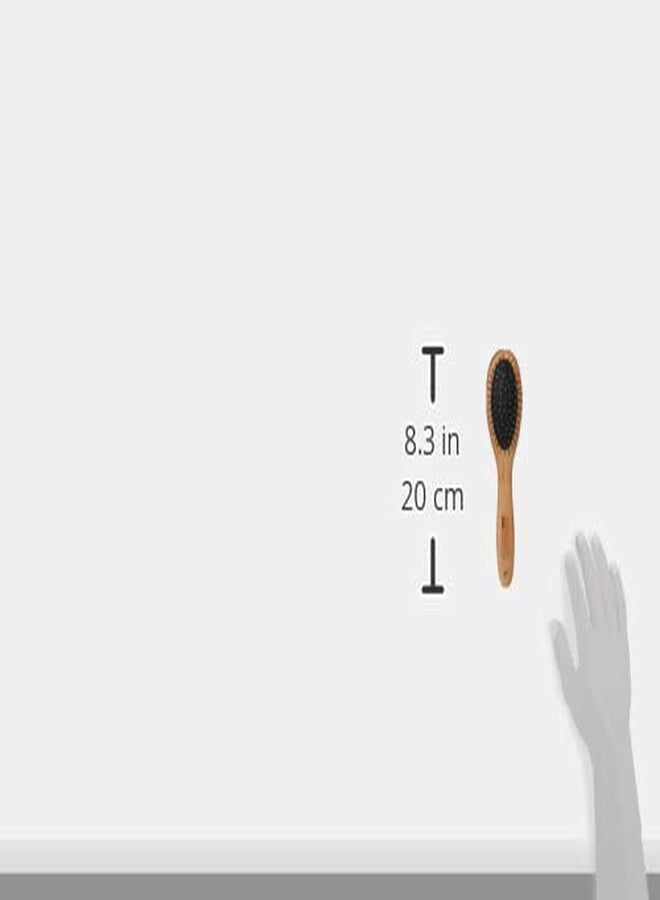 ألكوت فرشاة تصفيف الشعر البيضاوية المصنوعة من الخيزران مع دبابيس صغيرة/متوسطة - Image 5