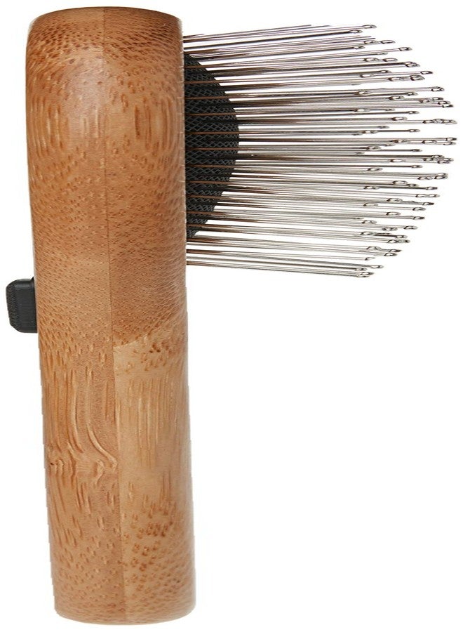 ألكوت فرشاة تصفيف الشعر البيضاوية المصنوعة من الخيزران مع دبابيس صغيرة/متوسطة - Image 3