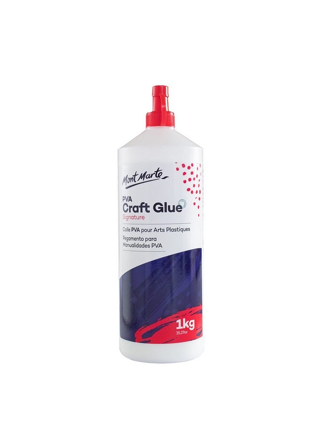 Mont Marte - Pva Glue Craft Glue Fine Tip 1L - Image 1
