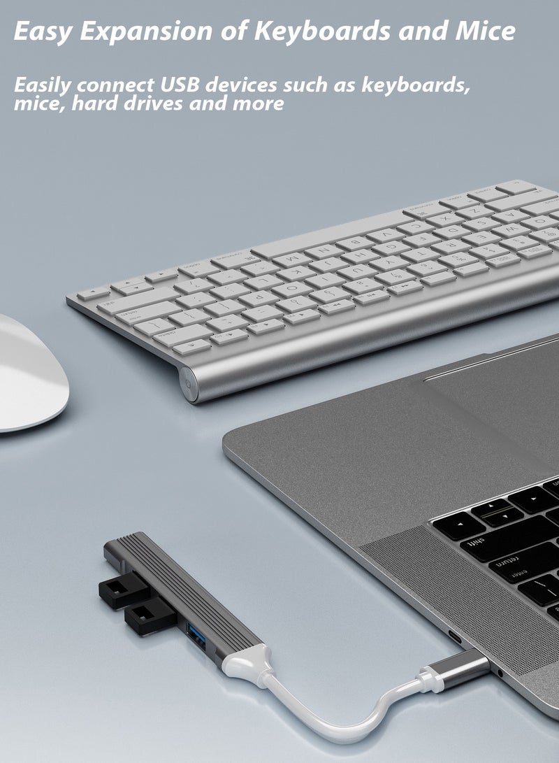 موزع موزع USB 3.0 USB 3.0 من واحد إلى أربعة موزع من نوع C  - Image 5