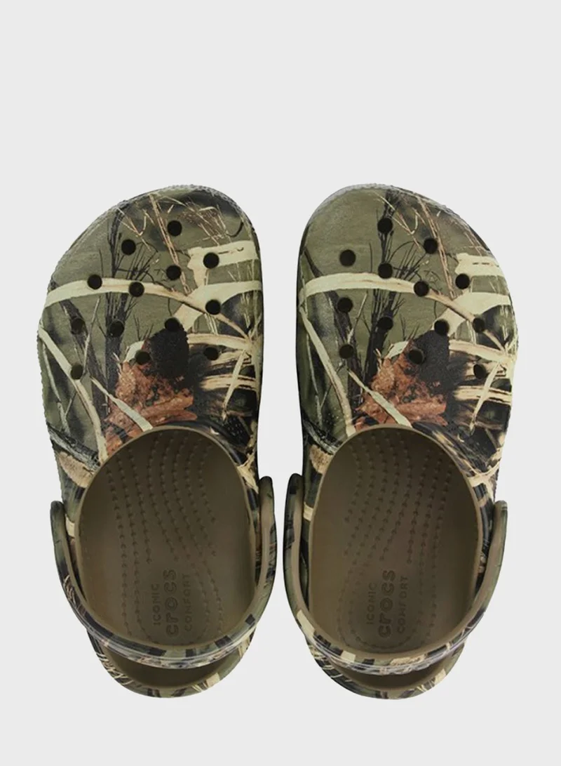crocs Kids Classic Real Tree Clog Sandals