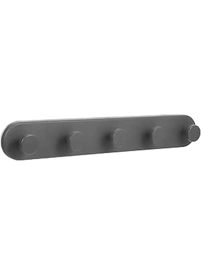 Heavy Duty Suction Towel Rack Holder with 5 Rows for Bathroom Shower Storage - Image 1