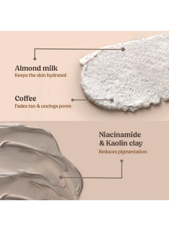 Vilvah Store Cookie N Cream Milk Body Polish & Body Mask | Removes dead cells | Paraben & Sulphate Free | For Both Men & Women | 200ml + 200ml - Image 3