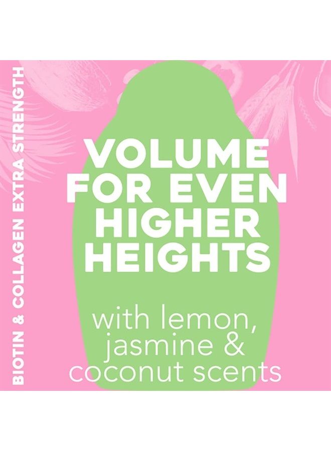 Ogx Thick & Full + Biotin & Collagen Extra Strength Volumizing Shampoo & Conditioner with Vitamin B7 & Hydrolyzed Wheat Protein for Fine Hair. Sulfate-Free Surfactants for Fuller Hair, 13 Fl Oz  - Image 5