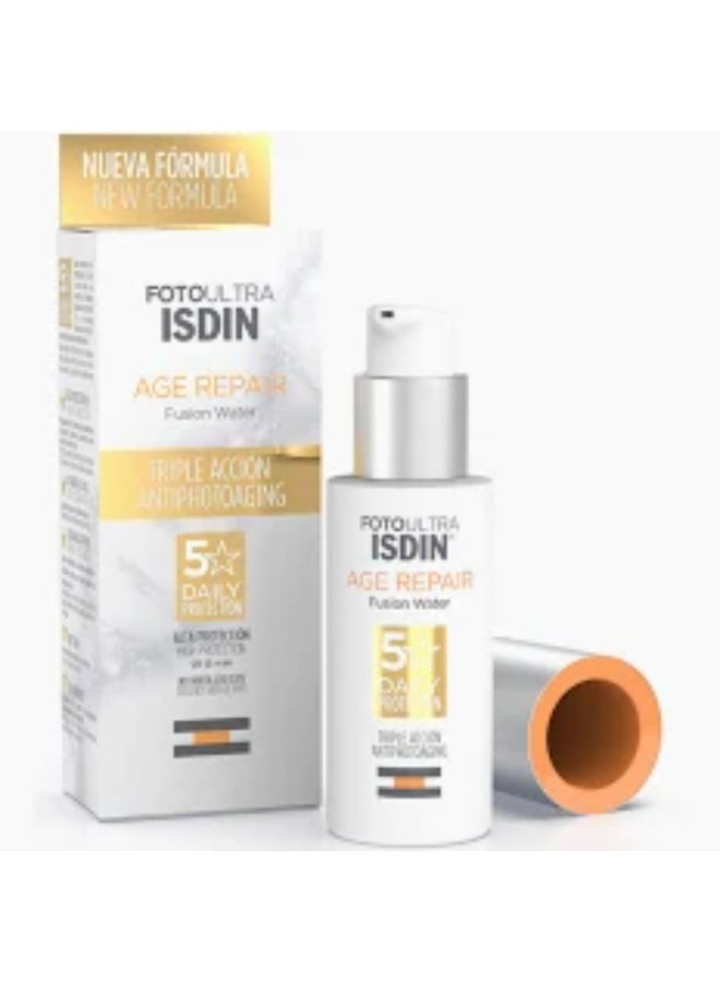 ISDIN FOTOULTRA AGE REPAIR FUSIONWATER SPF50 50ML - Image 1
