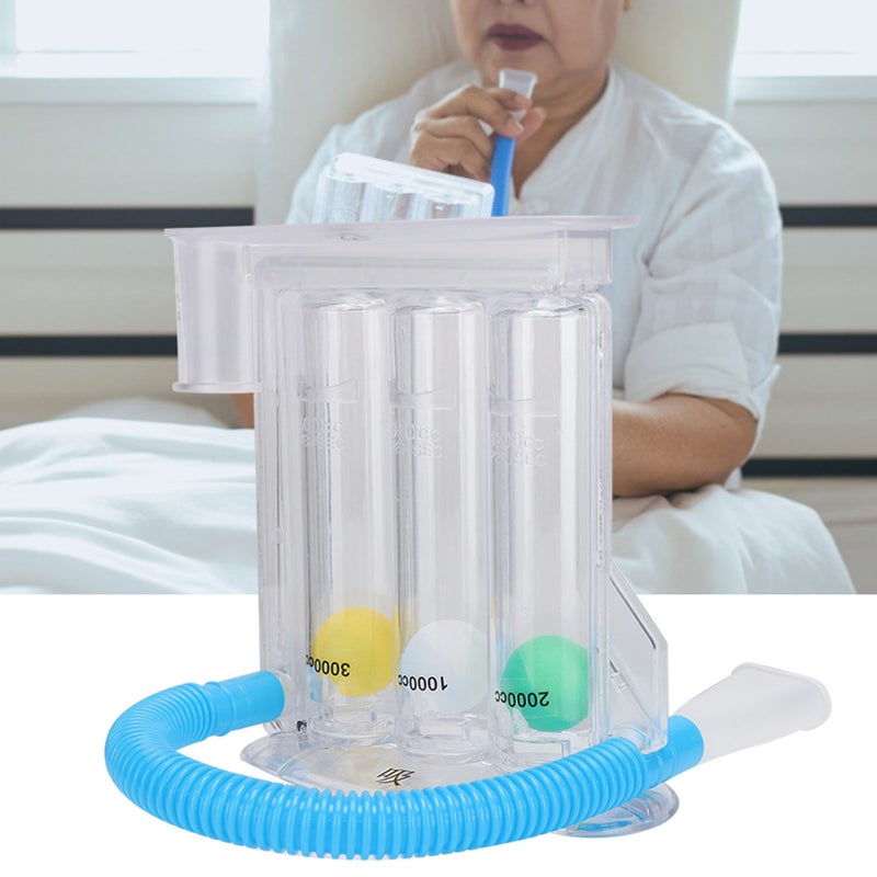 Deep Breathing Lung Exerciser Incentive Spirometer Breath Measurement SystemType B 3 Ball Suction and Blow - Image 4