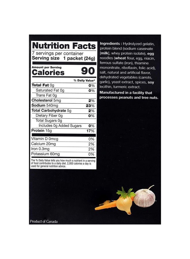 PROTIFIT - High Protein Soup Mix, 15g Protein, Low Calorie, Low Sugar, Low Fat, Low Carb, Ideal Protein Compatible, 7 Servings Per Box (Chicken Noodle) - Image 2