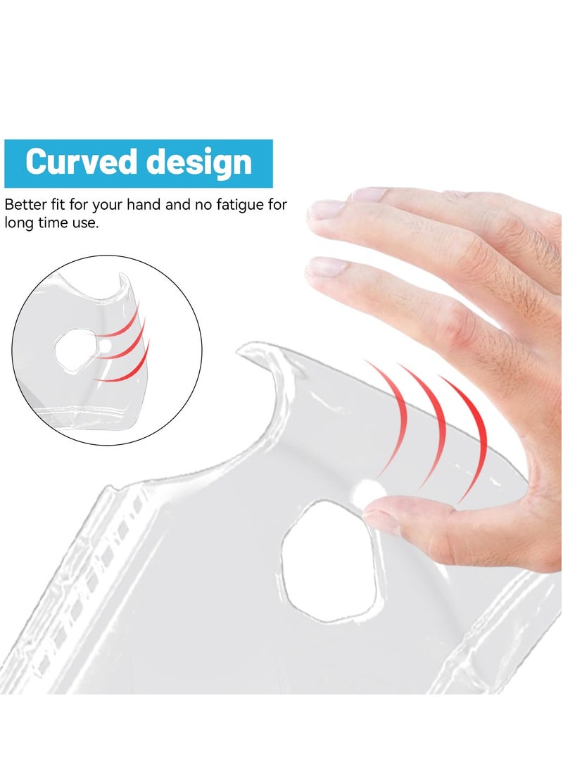 Excefore Transparent PC Crystal Protective Case for Rog Ally with Kickstand, Shockproof Non-Slip Anti-Collision Crystal Protective Case, Suitable for Rog Ally(3PCS: 1 Protective Film +2 Tempered Film)  - Image 5