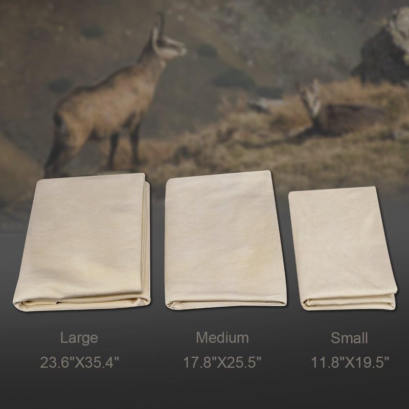 River Lake Natural Chamois Cloth - 2 Pack - Image 5