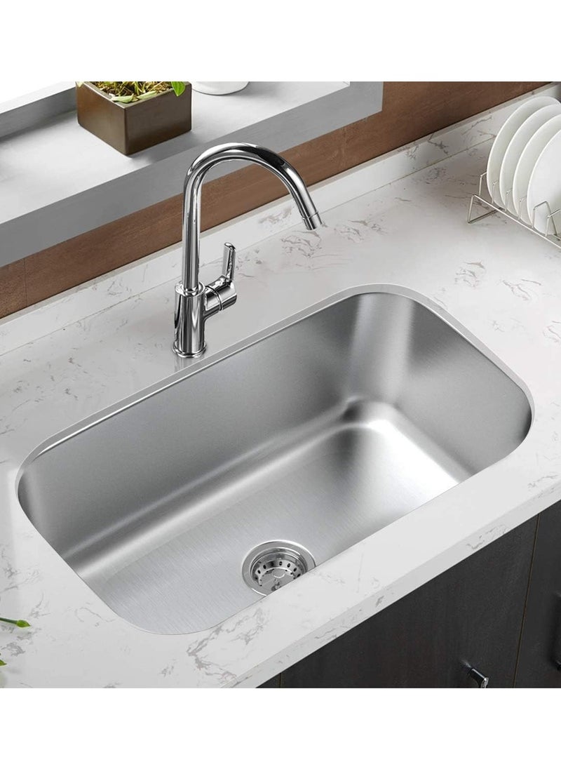 Generic - Egypt First Stainless Kitchen sink 75 cm x 45 cm including drain - Image 1