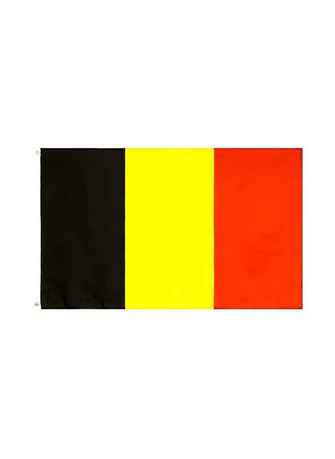 THE BABA Belgium Flag 2'X3' (60X90Cm) For Euro 2024 - Good Quality - Indoor And Outdoor Use  - Image 1