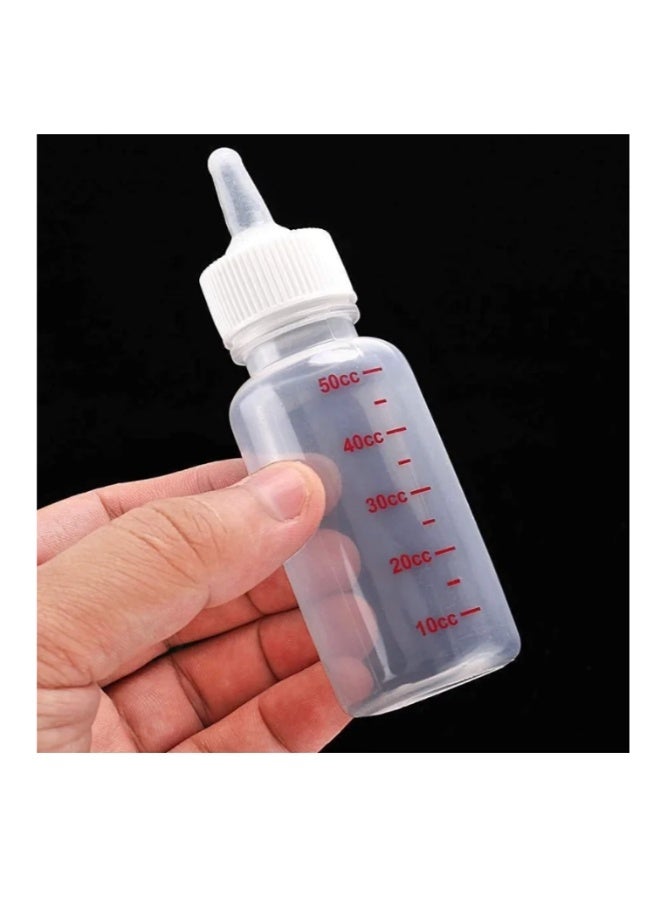 Pet Nursing Bottle, Nursing Bottle Kits, Replacement Nipple Mini Cat Feeding Bottle for Newborn Kittens, Puppies, Rabbits, Small Animals, Squirrel - Image 4