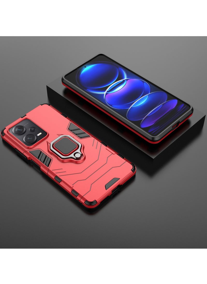 GOLDEN MASK GOLDEN MASK Compatible With Xiaomi Redmi Note 12 Pro Plus Black Panther Back Cover (Red)  - Image 4