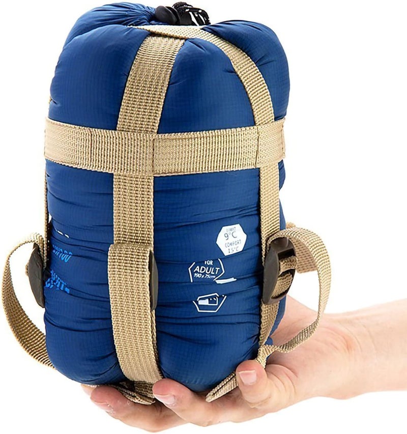 ECOOPRO Warm Weather Sleeping Bag - Portable, Waterproof, Compact Lightweight, Comfort with Compression Sack - Great for Outdoor Camping, Backpacking & Hiking-83 L x 30" W Fits Adults - Image 1