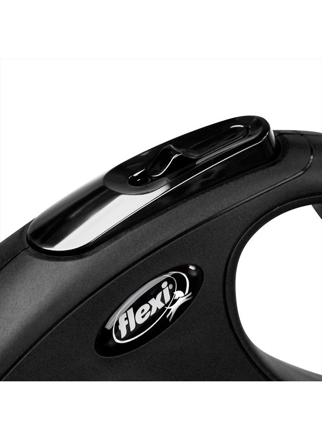Flexi New Classic Cord Black Retractable Dog Lead Small 12kg - 8M - Image 4